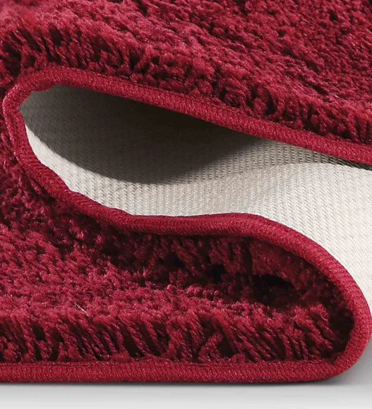 Franky Quick Dry Bath Mat Burgundy