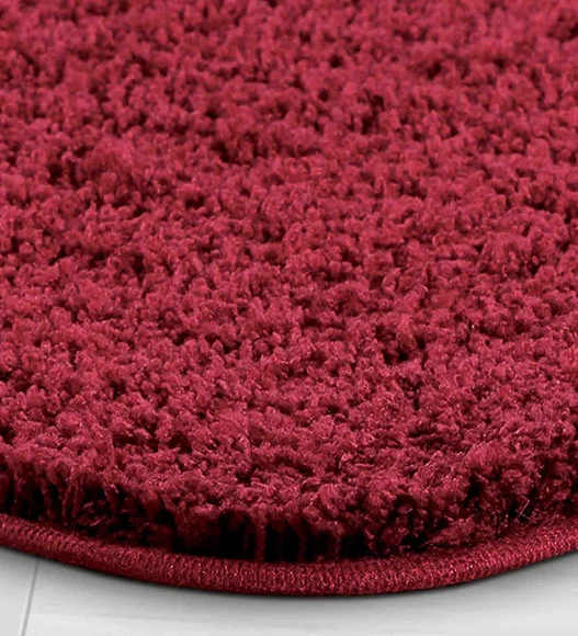 Franky Quick Dry Bath Mat Burgundy
