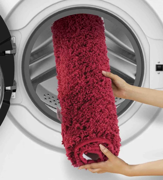 Franky Quick Dry Bath Mat Burgundy