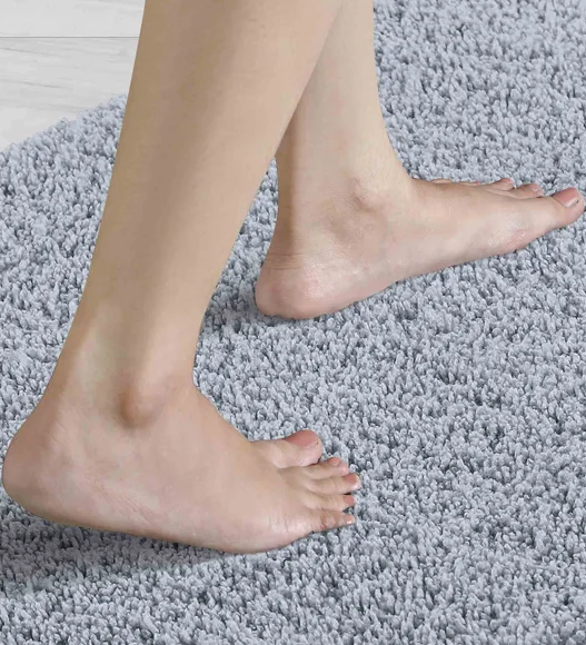 Franky Quick Dry Bath Mat Silver