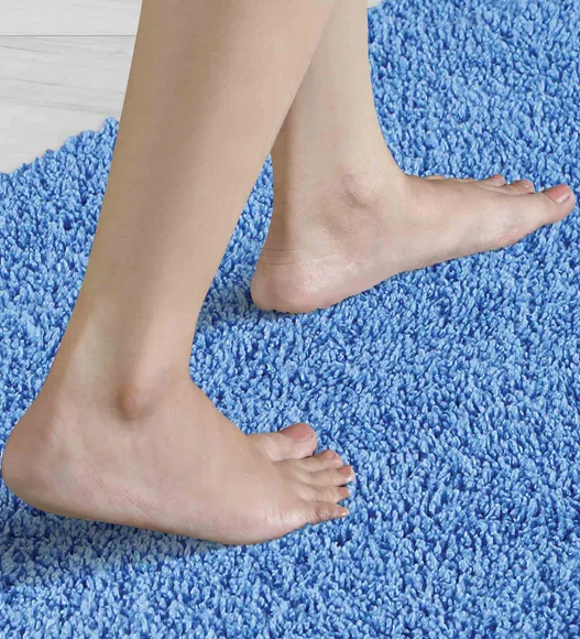 Franky Quick Dry Bath Mat Blue