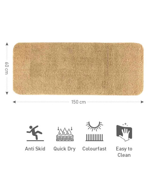 Franky Quick Dry Bath Mat Fawn