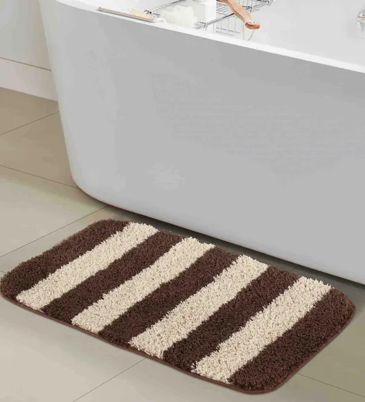 Franky Quick Dry Bath Mat Chocolate L Beige