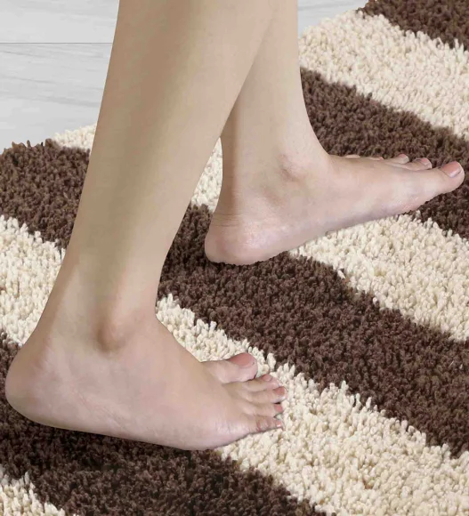 Franky Quick Dry Bath Mat Chocolate L Beige