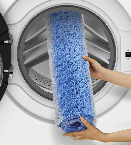 Franky Quick Dry Bath Mat Blue Silver