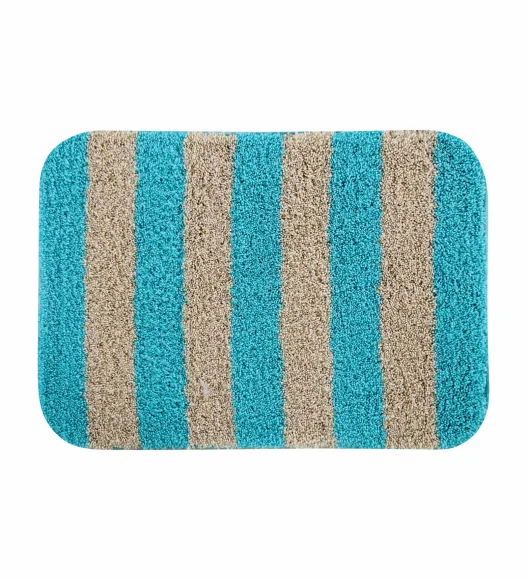 Franky Quick Dry Bath Mat Teal L Beige