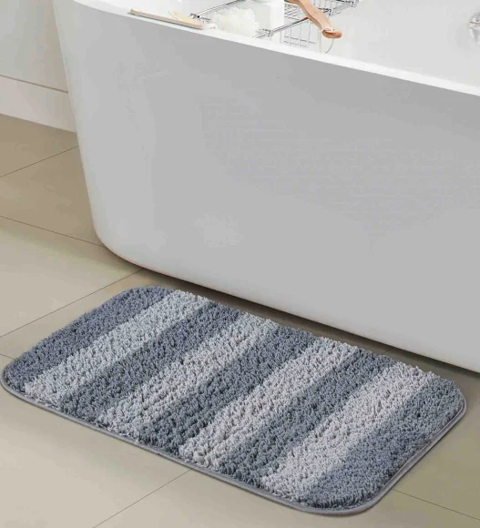 Franky Quick Dry Bath Mat D Grey Silver