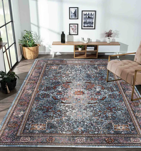 Paolo Classical Carpet D.Blue