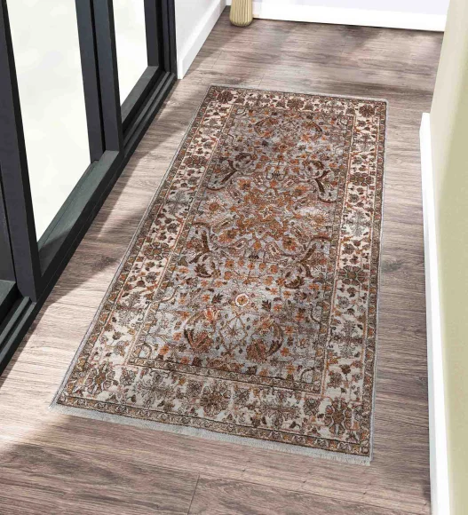 Aldo Green Garden Neo Classical Runner M.Grey