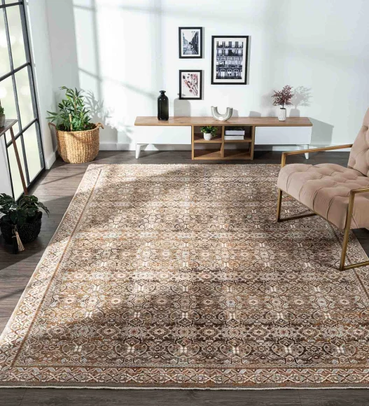 Aldo Floral Ring Neo Classical Runner Beige