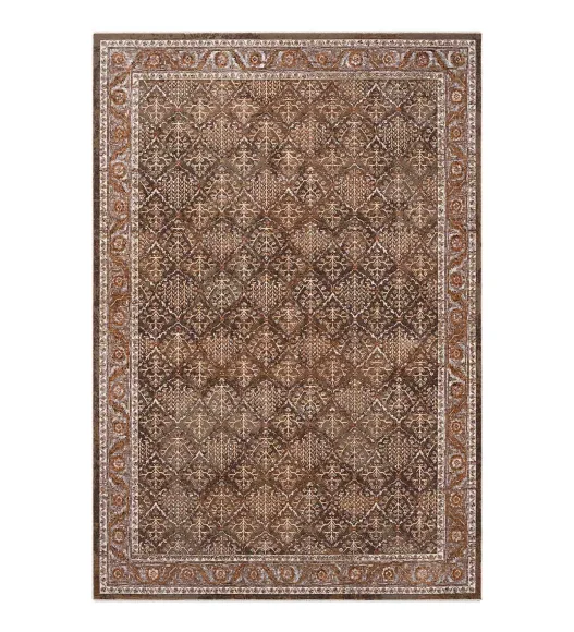Aldo Diamond Neo Classical Carpet Brown