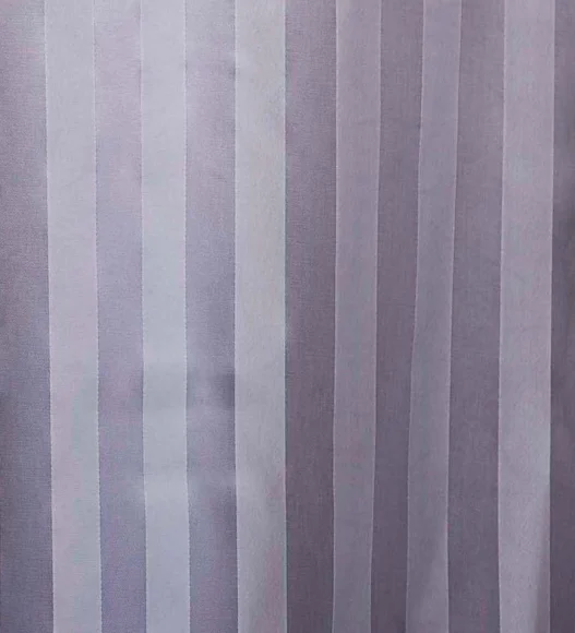 Hilton Water Repellent Polyester Shower Curtain Grey