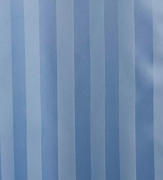 Hilton Water Repellent Polyester Shower Curtain Blue