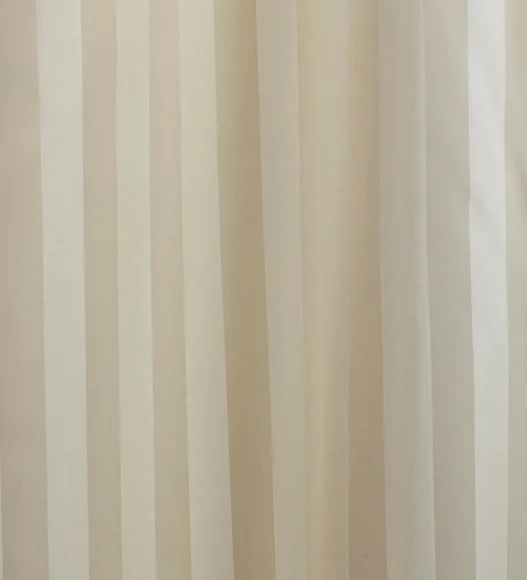 Hilton Water Repellent Polyester Shower Curtain Ivory
