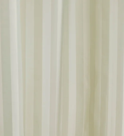 Hilton Water Repellent Polyester Shower Curtain Off White
