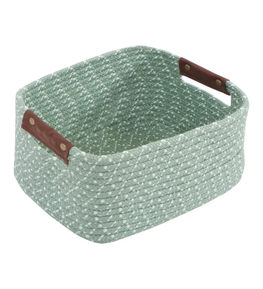 Nefais Set of 3 Pcs Storage Basket Aqua
