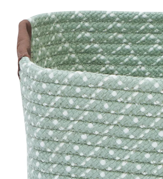 Nefais Set of 3 Pcs Storage Basket Aqua