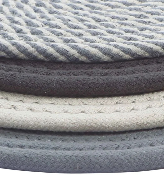 Icon Set Of 4 Heat Resistant Cotton Trivet Grey