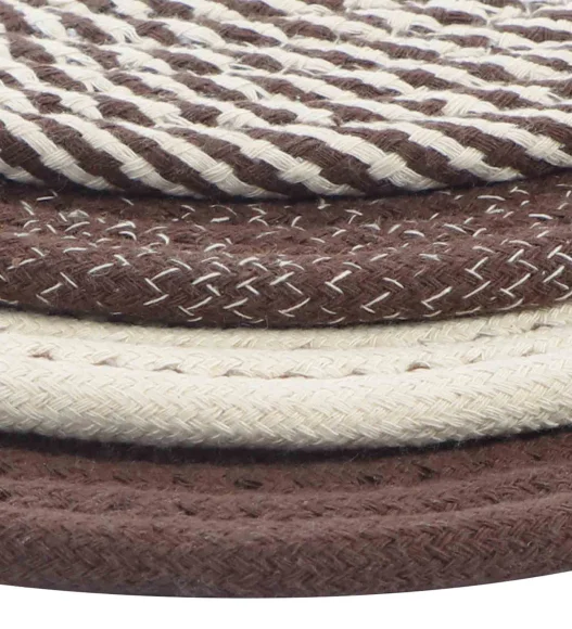 Icon Set Of 4 Heat Resistant Cotton Trivet Chocolate