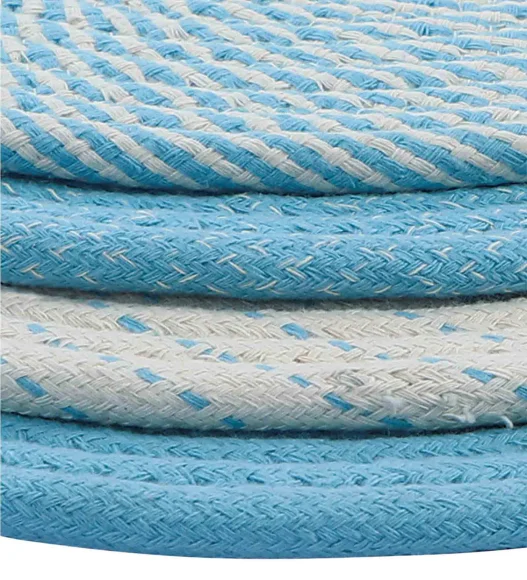 Icon Set Of 4 Heat Resistant Cotton Trivet Aqua