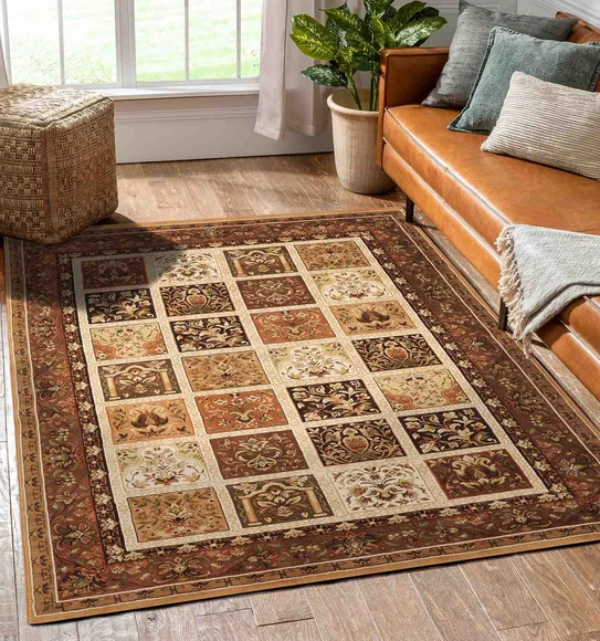 Esfahan Classical Carpet Brown