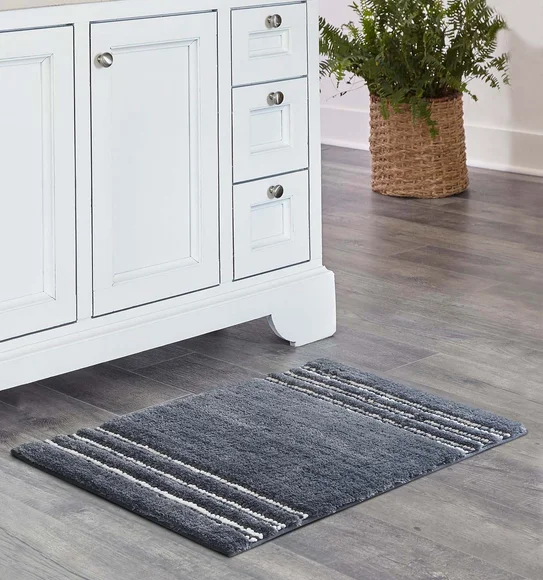 Clarion Super Soft Anti skid Bath Mat Charcoal