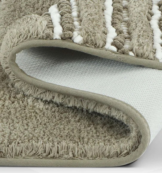 Clarion Super Soft Anti skid Bath Mat Stone