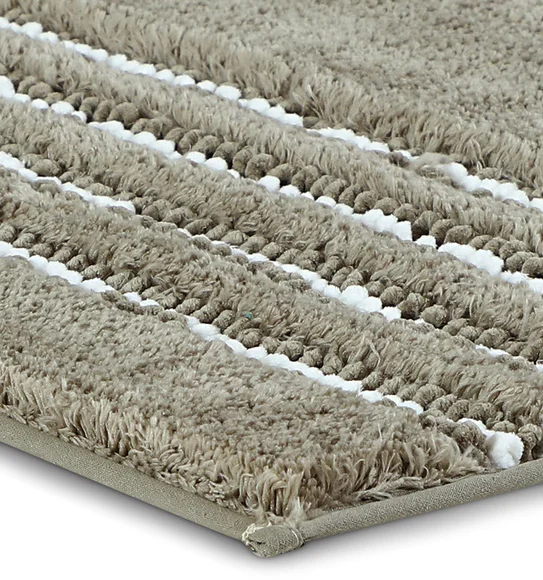 Clarion Super Soft Anti skid Bath Mat Stone