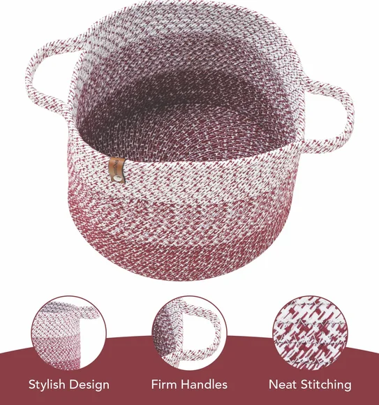 Suzan Multi Utility Storage Basket Wine