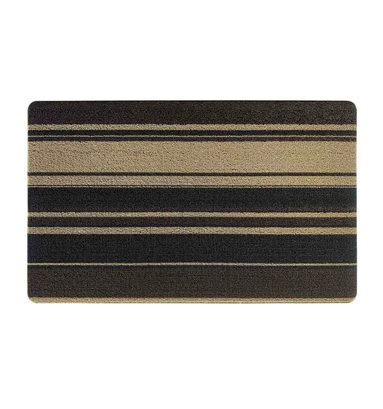 Kayo Polyester Outdoor Mat Beige and Brown