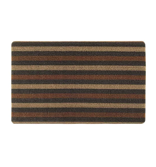Kayo Polyester Outdoor Mat Beige and Brown