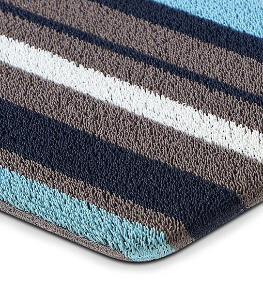 Kayo Polyester Outdoor Mat L.Blue and Navy