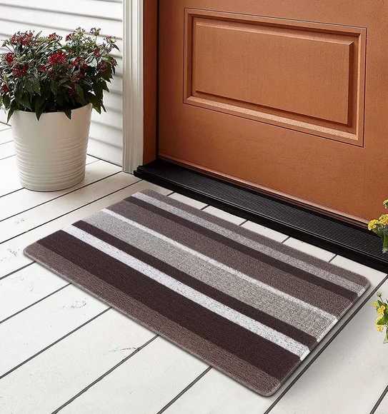 Kayo Polyester Outdoor Mat Chocolate