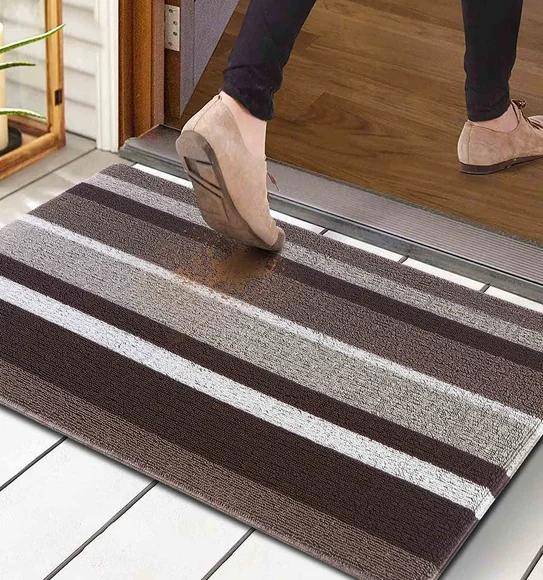 Kayo Polyester Outdoor Mat Chocolate