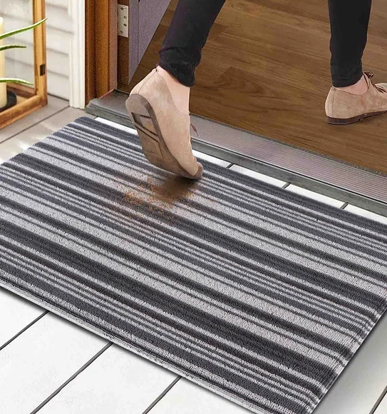 Kayo Polyester Outdoor Mat L.Grey and D.Grey