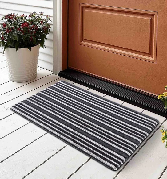Kayo Polyester Outdoor Mat L.Grey and D Grey