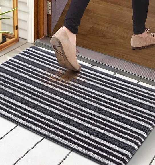 Kayo Polyester Outdoor Mat L.Grey and D Grey