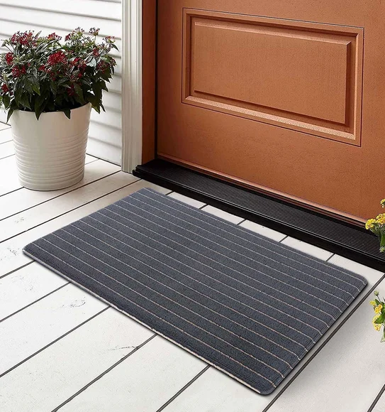 Kayo Polyester Outdoor Mat Grey