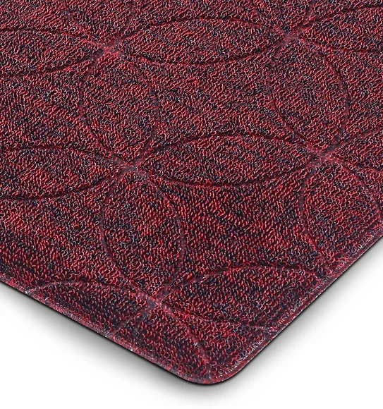 Kayo Polyester Outdoor Mat Rust and Black