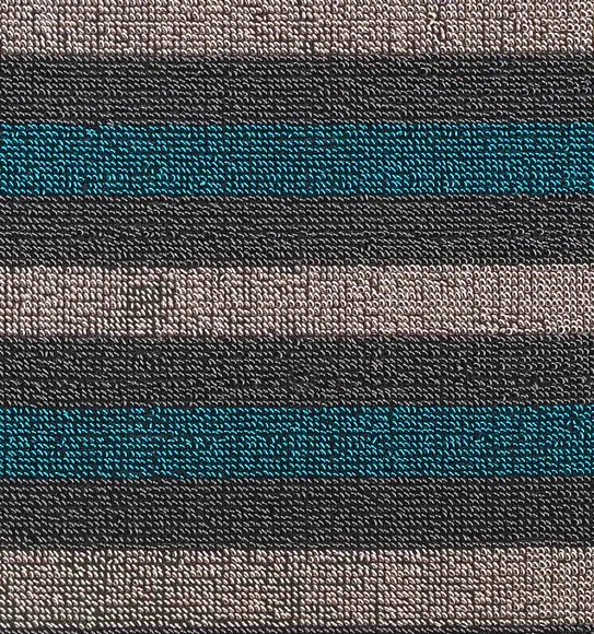 Kayo Polyester Outdoor Mat D.Grey and Teal