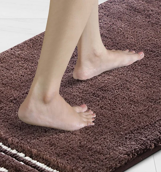 Clarion Super Soft Anti skid Bath Mat Chocolate