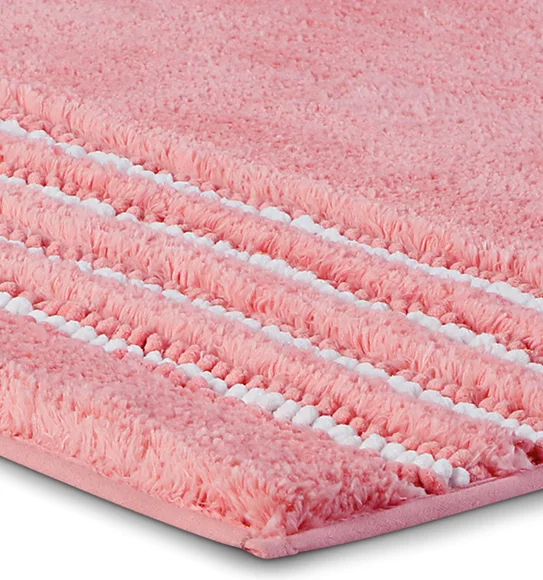 Clarion Super Soft Anti skid Bath Mat Peach