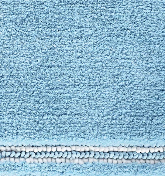 Clarion Super Soft Anti skid Bath Mat Baby Blue