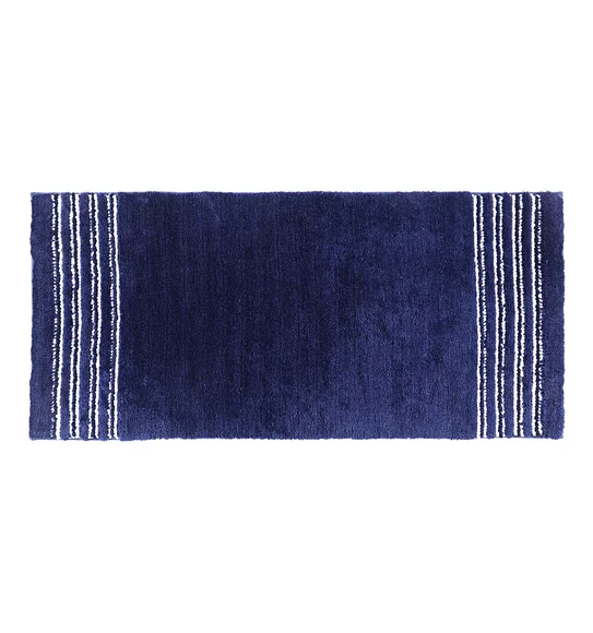 Clarion Super Soft Anti skid Bath Mat Midnight Blue