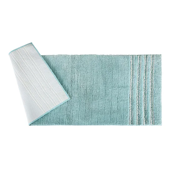 Clarion Super Soft Anti skid Bath Mat Aqua