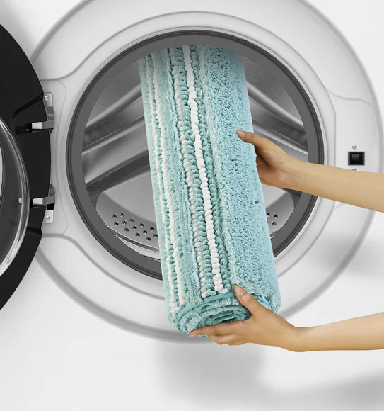 Clarion Super Soft Anti skid Bath Mat Aqua