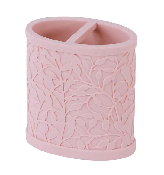 Alvina Polyresin Bath Set Sandstone