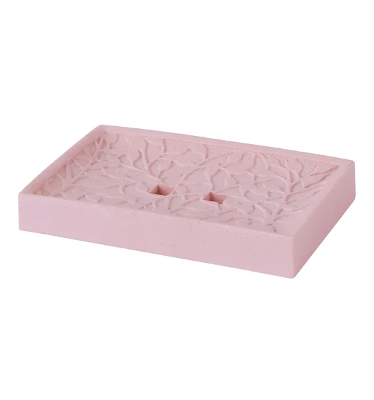 Alvina Polyresin Bath Set Sandstone