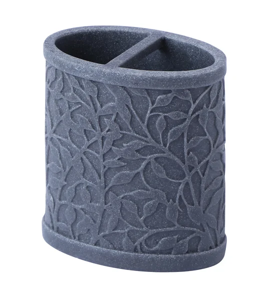 Alvina Polyresin Bath Set L Grey