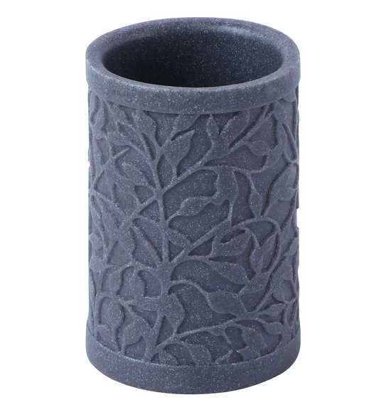 Alvina Polyresin Bath Set L Grey